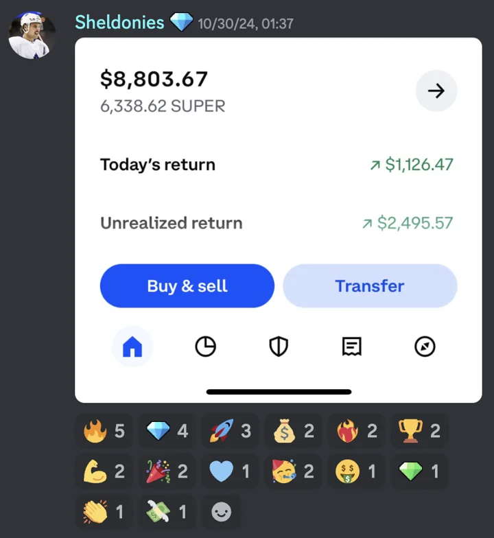 Gem Hunters member win screenshot