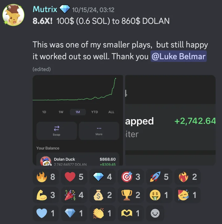 Gem Hunters member win screenshot