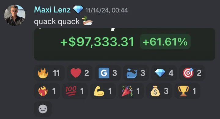 Gem Hunters member win screenshot